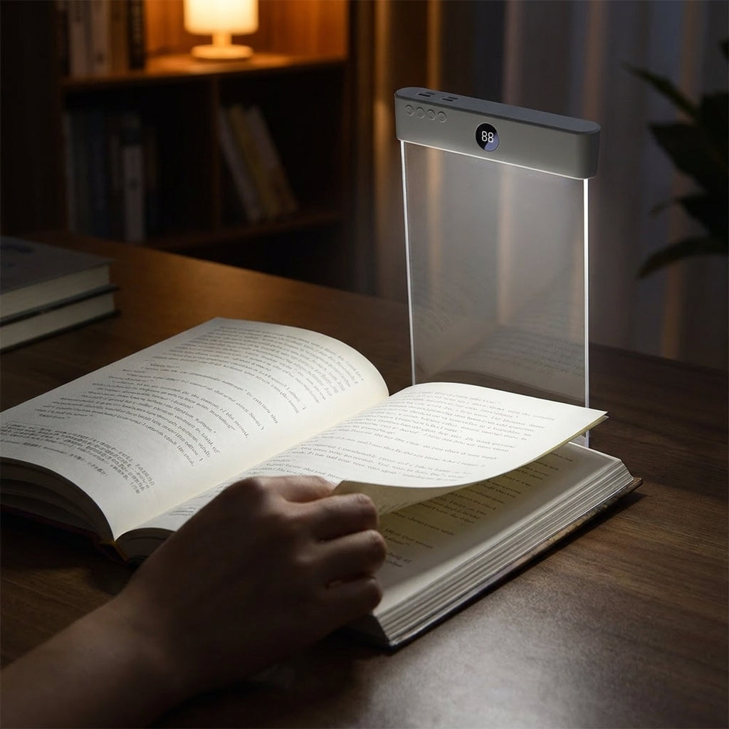 Adjustable LED Reading Lamp with Stepless Dimming